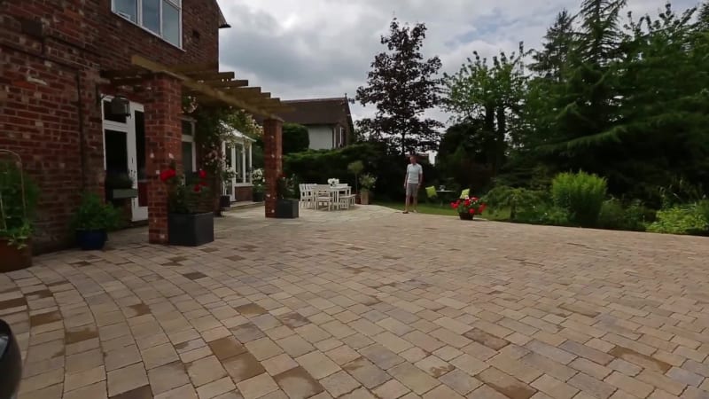 Garden Fly Through: Fairstone Limestone Aluri And Drivesett Tegula Original