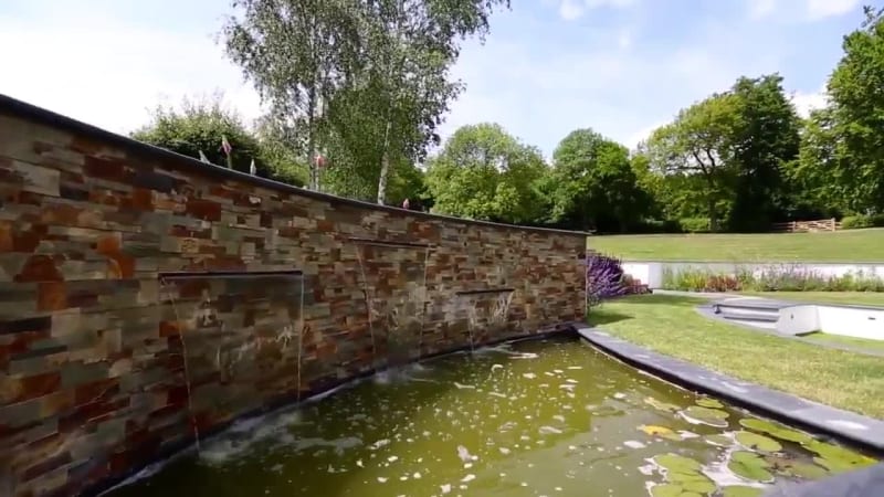 Garden Fly Through: Stoneface Drystack Veneer Walling